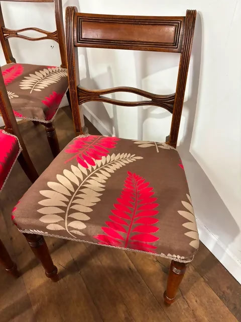 Set of Six 19th Century Mahogany Dining Chairs