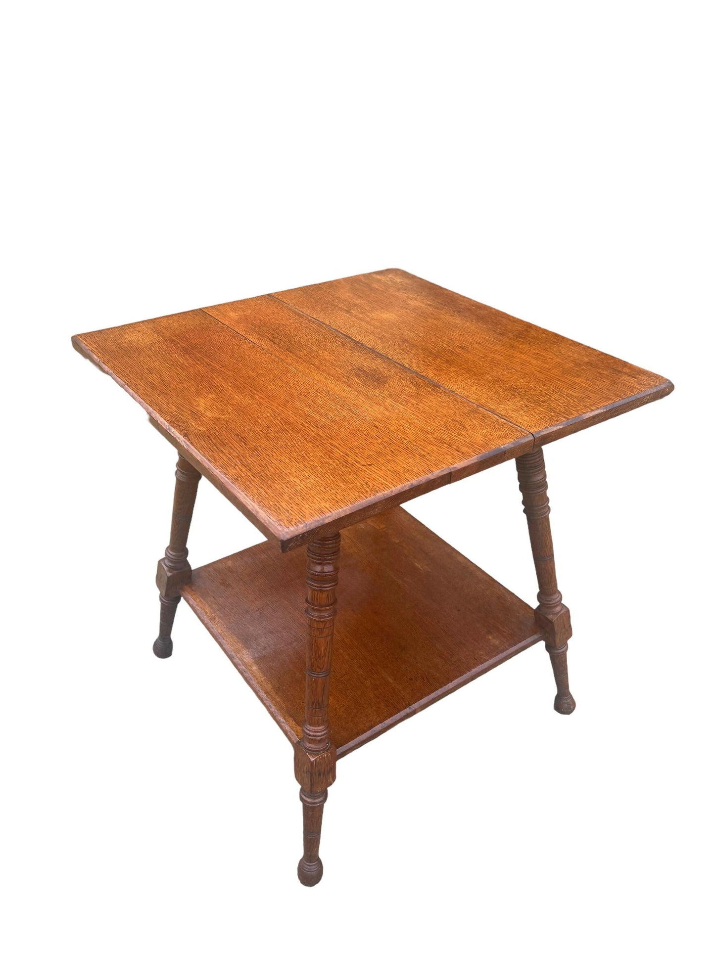 Antique Oak Side Table: Charles Locke Eastlake manner