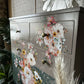 Warren Evans 6 drawer Tallboy Chest of Drawers - Two-tone with Floral Design