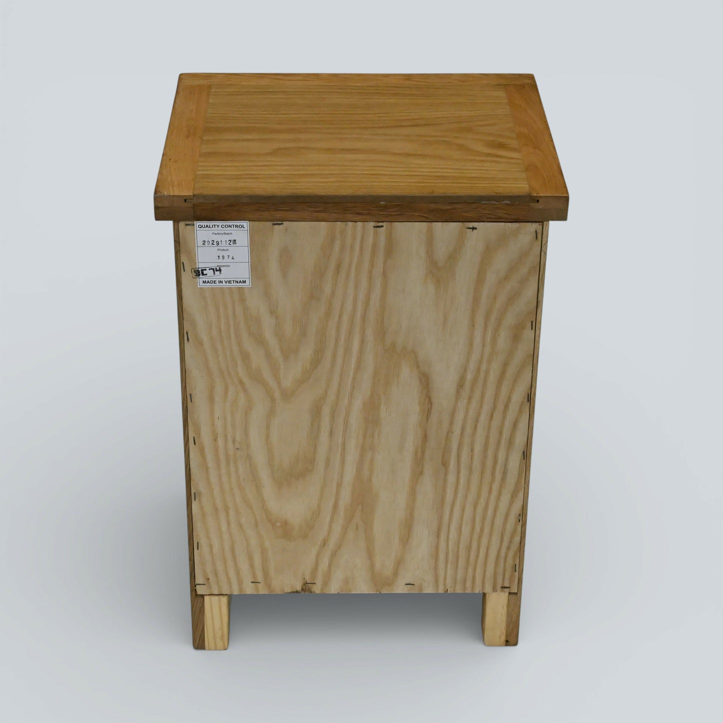 Small Light Oak Chest Of Drawers Bedside 3 Drawers Cabinet FREE UK Delivery*