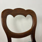 Victorian Pair of Mahogany Balloon Back Chairs