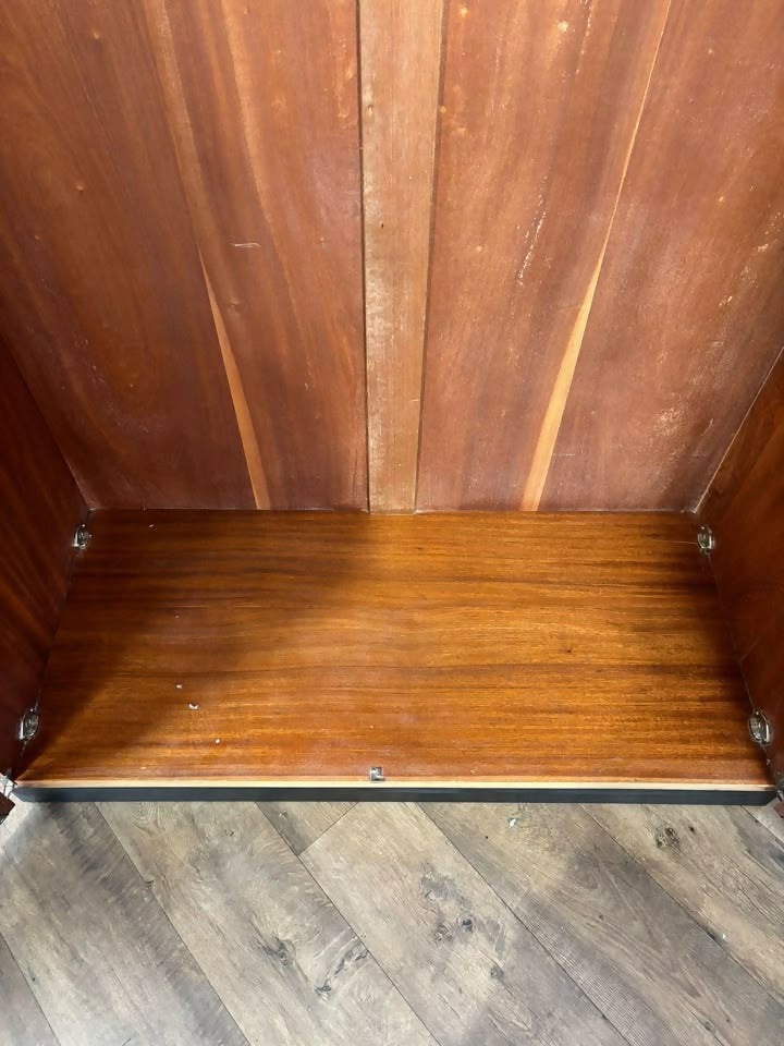 Mid Century Stag Teak Double Wardrobe