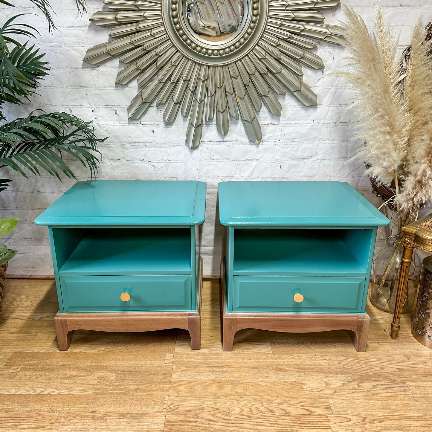 Pair of Stag Minstrel Bedside Tables, Bedside Drawers, Cabinets, Nightstands - MADE TO ORDER