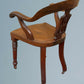 19th Century Walnut Desk Chair / Office Chair