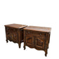 Vintage Oak French Provincial style bedsides cupboards by Century furniture
