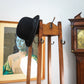 Arts and Crafts Coat Stand Hall Stand Edwardian in Solid Oak.