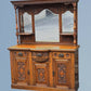 Edwardian Oak Mirror Back Sideboard