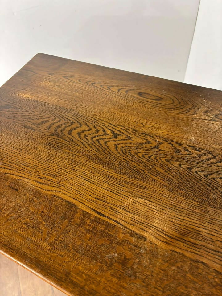 Vintage Old Charm Style Oak Court Cupboard