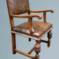 Good Quality Set of Six Carved Oak Dining Chairs