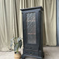 Vintage Antique Painted Cabinet Cupboard Bookcase Rustic Retro R1159