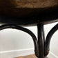 Vintage Small Circular Oak Bentwood Side Table