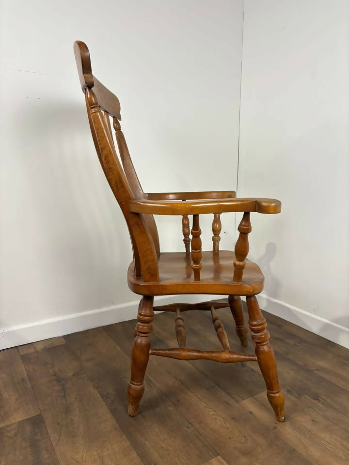 Victorian Style Beech Farmhouse Kitchen Chair