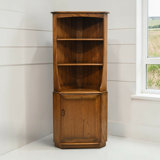 Genuine Ercol Windsor Corner Cabinet Light Finish Model 743 FREE UK Delivery