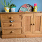Rustic pine sideboard