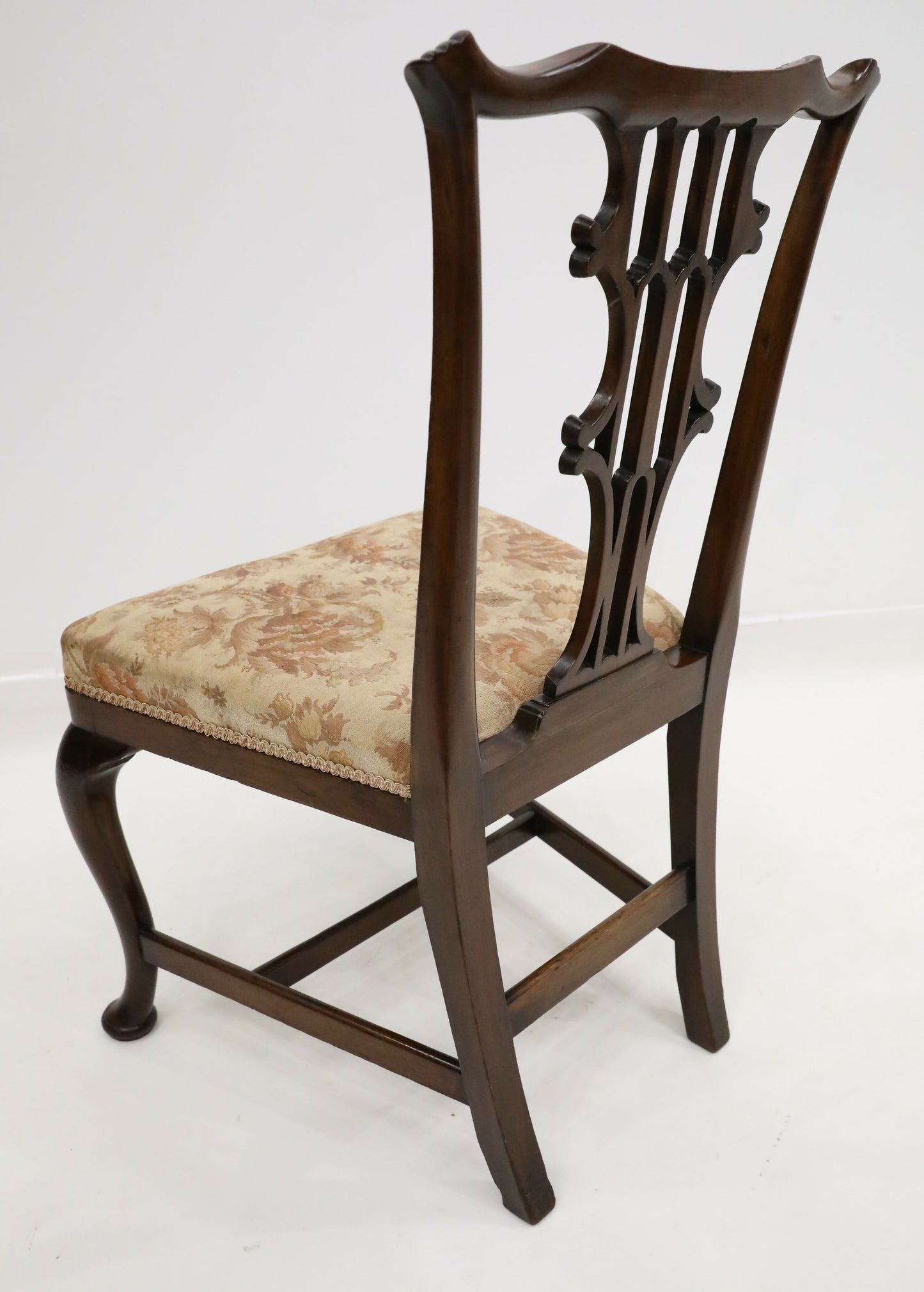 4 Chippendale Style Dining Chairs Cabriole Legs Carved Back FREE UK Delivery. SBR7223/0106B