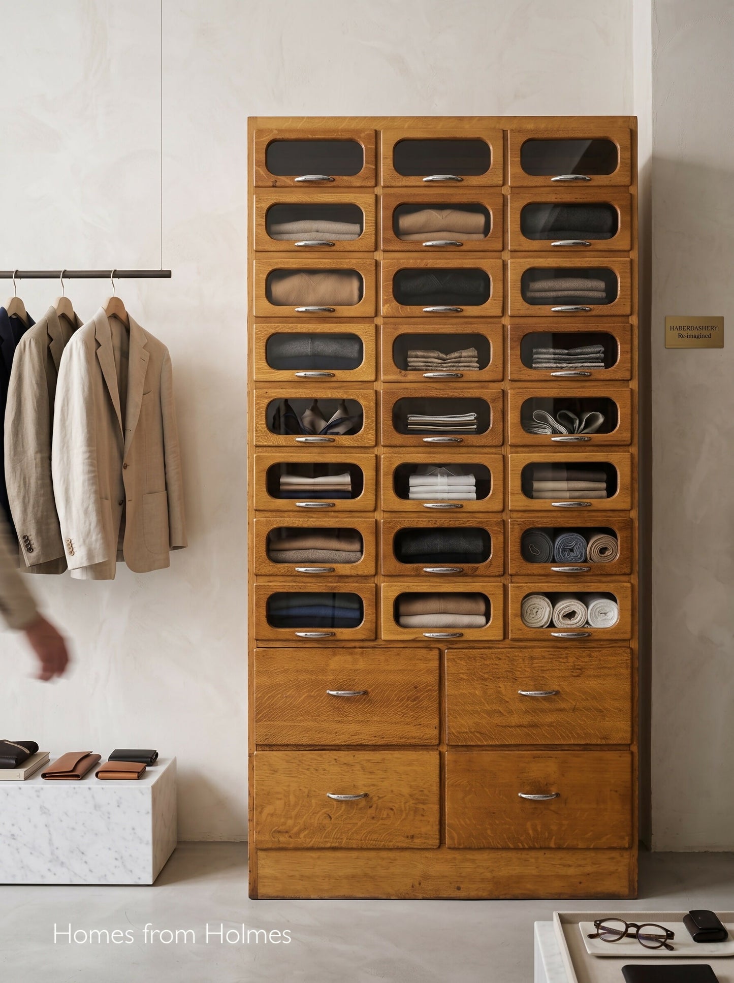 Haberdashery / Haberdashery cabinet / haberdashery drawers / shop display cabinet / retail unit