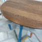 Rainbow Colour Solid Wood Farmhouse Dining Table And Chairs