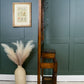 Antique Oak Hall Stand with Seahorse Carvings