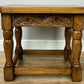 Pair of Bedside Tables Vintage French Oak Nightstands Carved Cabinets LOT 6212