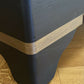 Ottoman. Vintage Camphor wood chest, handpainted. Black/gold