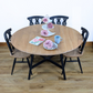 Ercol table & chairs - leaves up 1