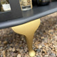 Vintage Black & Antique Gold Drinks / Display / Gin Cabinet