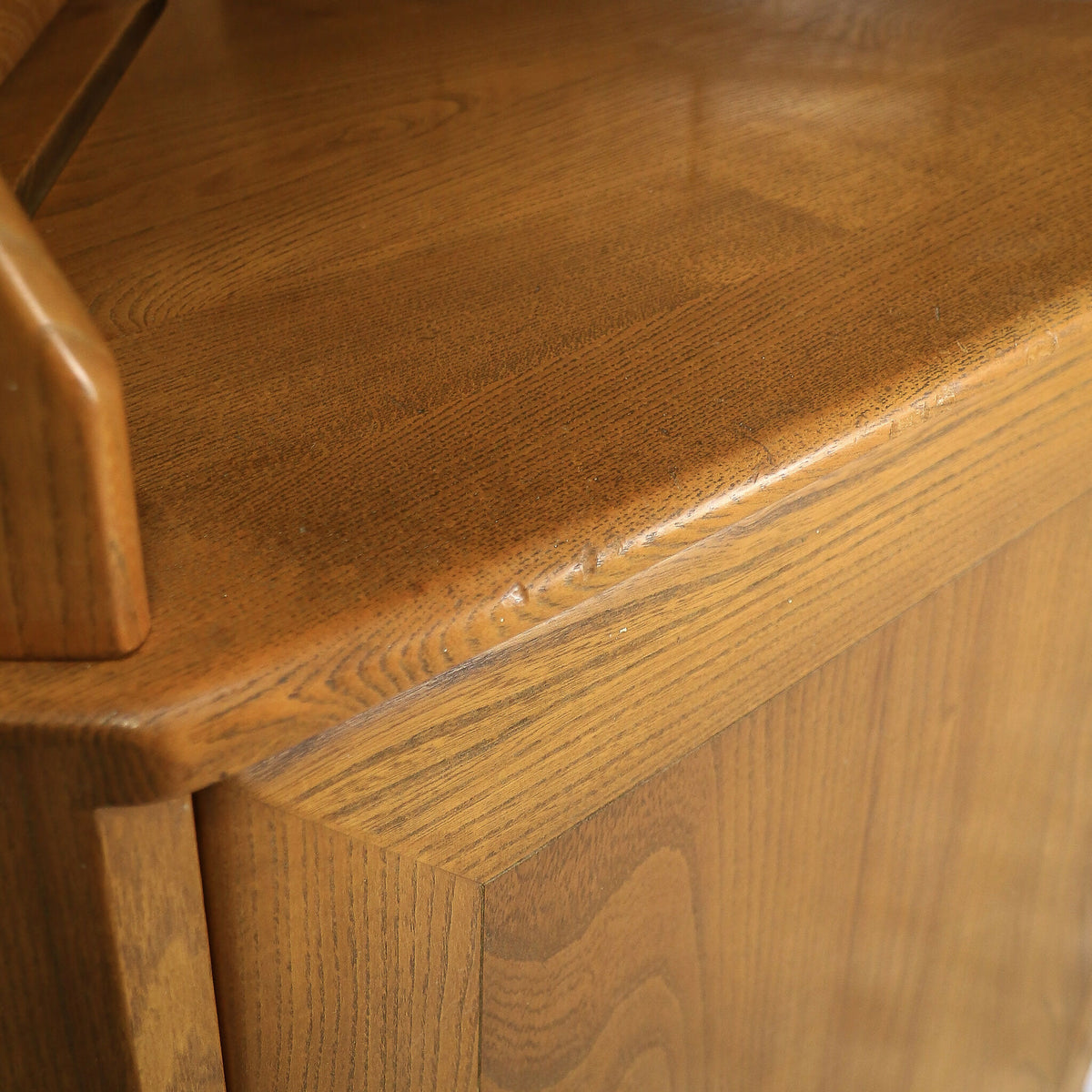 Ercol Windsor Elm Corner Unit Blonde Model 743