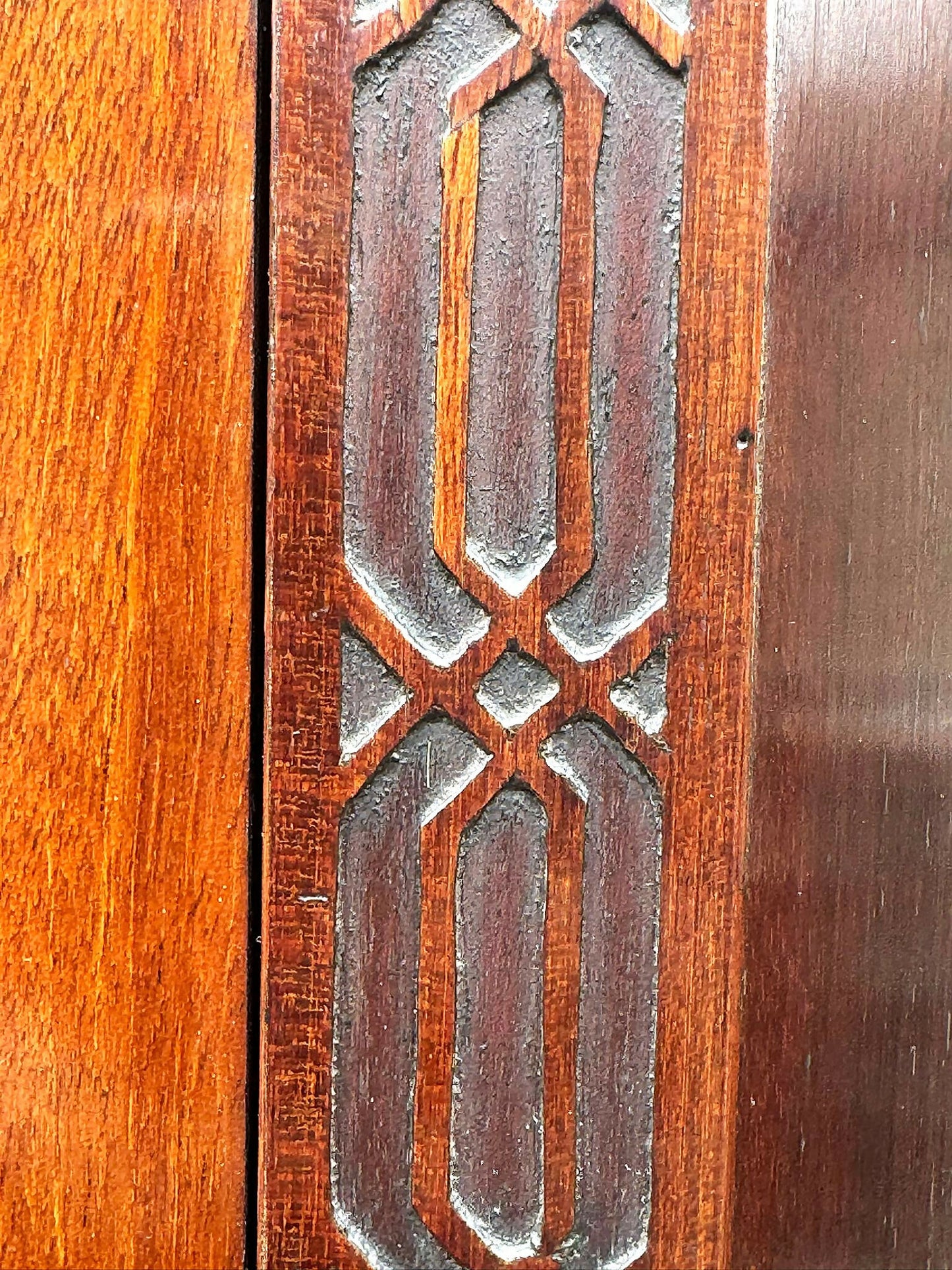 Edwardian Mahogany Corner Cabinet