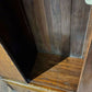 Vintage Oak Wardrobe with Bevelled Mirrore