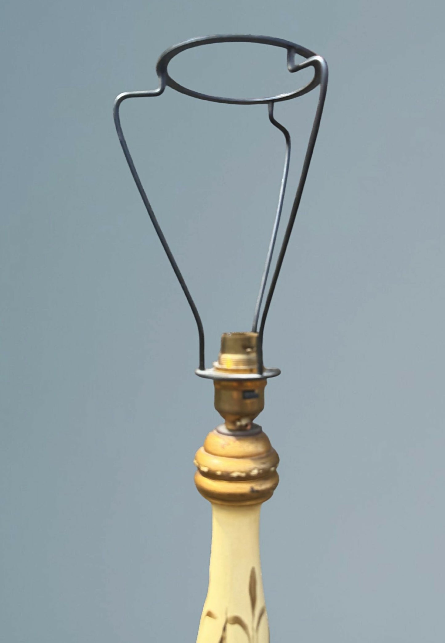 Lacquered Chinoiserie Standard Lamp Circa 1930