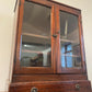 A 19th Century Mahogany Wall Vintage Display Cabinet