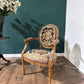 French Fauteuil Elbow Chairc