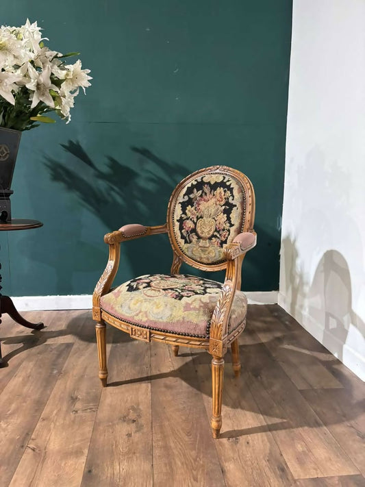 French Fauteuil Elbow Chairc