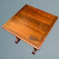 Hardwood and Wrought Iron Coffee Table
