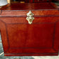 Vintage Style Leather Campaign Portable Drinks Picnic Bar On Stand incl Extras