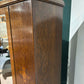 Vintage George V Mirrored Oak Double Wardrobe7