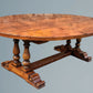 Large Oak Dining Table - Seats 8 - 10