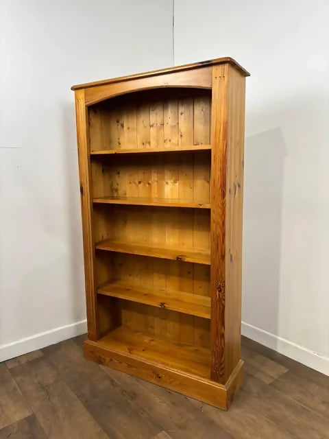 Contemporary Pine Open Bookcase