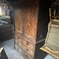 Large Gothic Linen Cabinet Cupboard