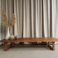 Vintage Mid Century Danish Pine Slatted Bench Seat Coffee Table Scandi Retro R477