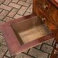 Victorian Mahogany Lamp/ Sofa Table. Drop Sides, With A Drawers & Cupboard