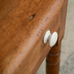 Antique Pine Rustic Console Table Hall Table with Ceramic Handles