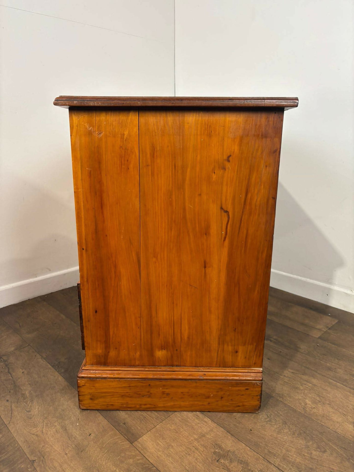 Edwardian Satin Walnut Three Drawer Bedroom Chest