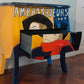 Upcycled painted French style drawers
