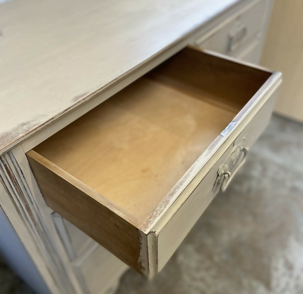 Chest of Drawers Beige Edwardian