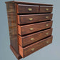 Large Edwardian Walnut Chest of Drawers