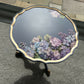 Vintage Side Table with Floral Decoupage