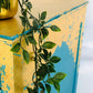 Gold And Teal Upcycled Records Drinks Cabinet