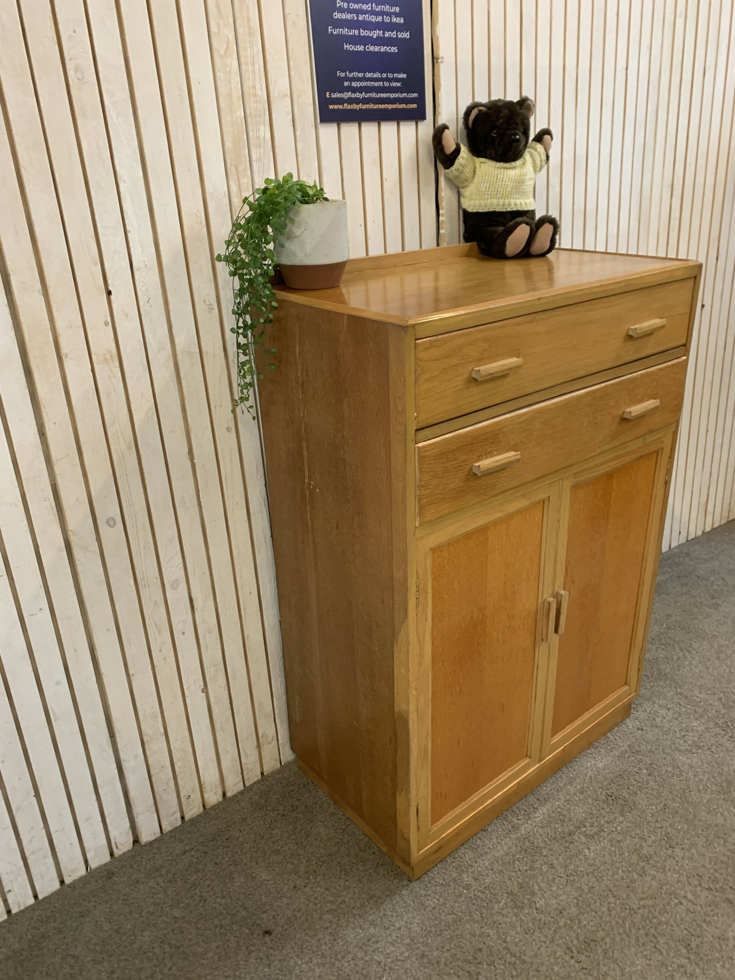 Vintage Cabinet / Sideboard – Cupboard with Drawers – Mid Century Style