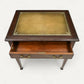 Antique Mahogany Desk Writing Table Green Leather Top Shoolbred FREE UK Delivery. SBR10598/1806E